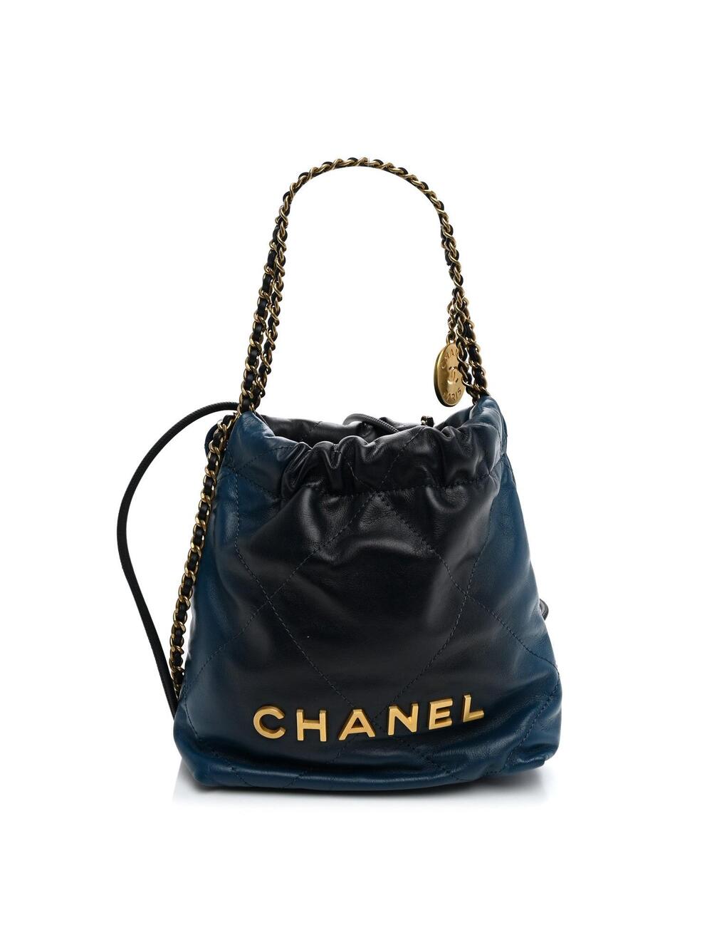Shaded Calfskin Quilted Mini Chanel 22 #357868C38B